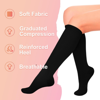 Pack Of 4 Designed Compression Socks