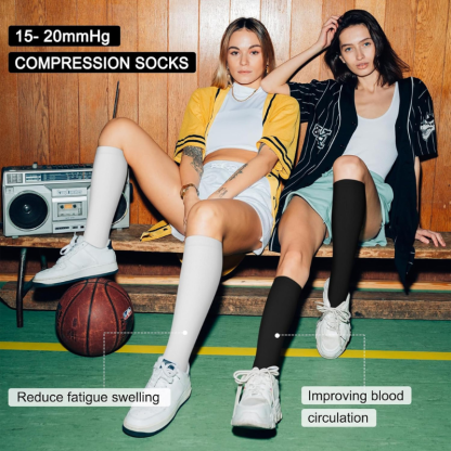 Pack Of 4 Designed Compression Socks