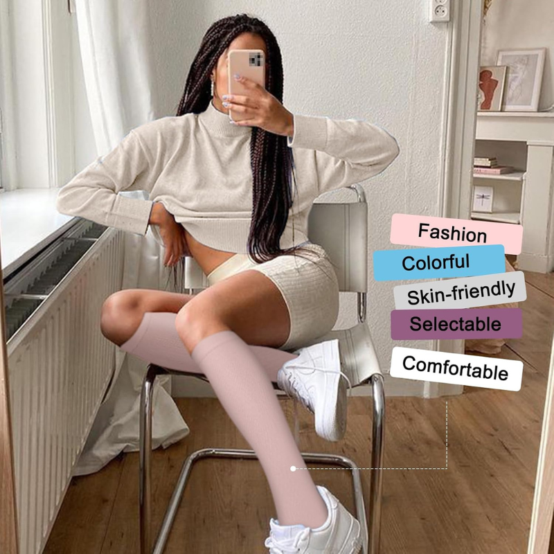 Pack Of 4 Designed Compression Socks