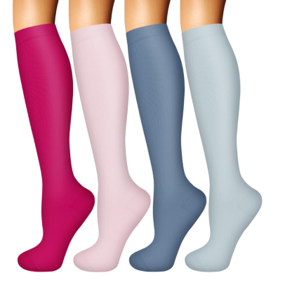 Pack Of 4 Designed Compression Socks