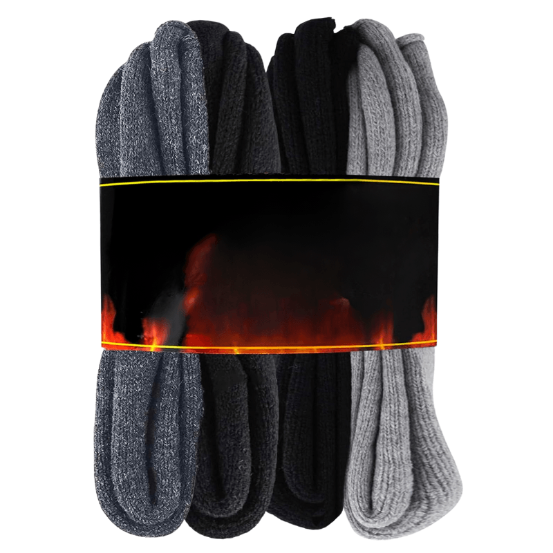Pack Of 4 Stylish Heated Socks-Plantar Socks