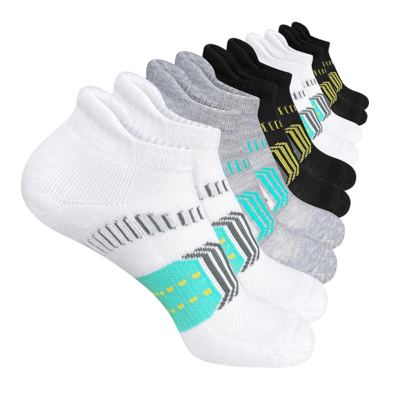 Pack Of 5 Athletic Compression Socks-Plantar Socks