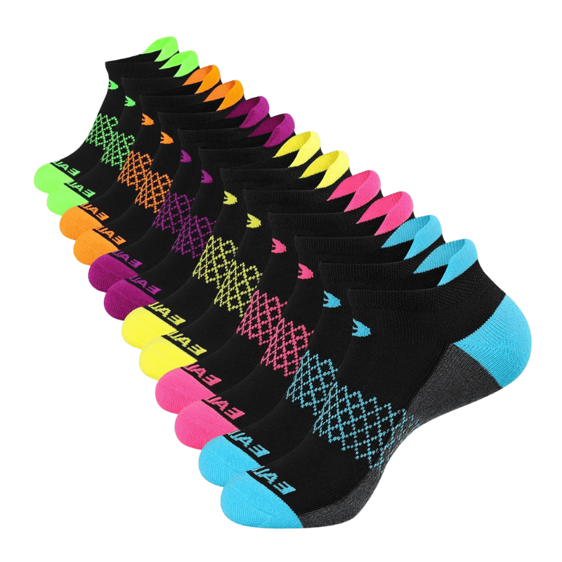 6 Pairs Cushioned Compression Socks-Plantar Socks