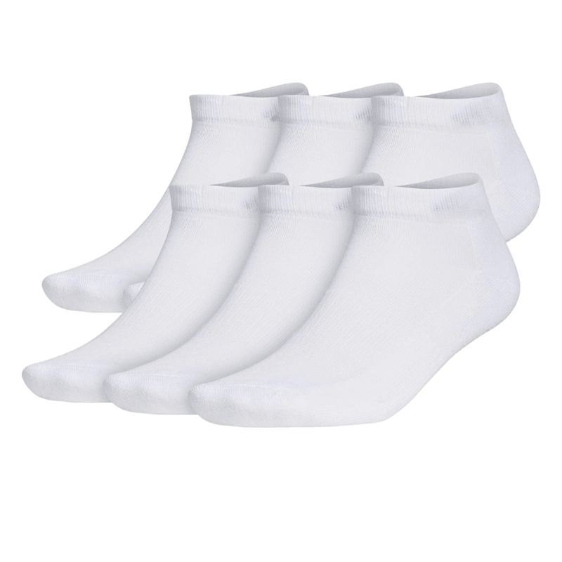 Pack Of 6 Solid Pattern Athletic Compression Socks-Plantar Socks