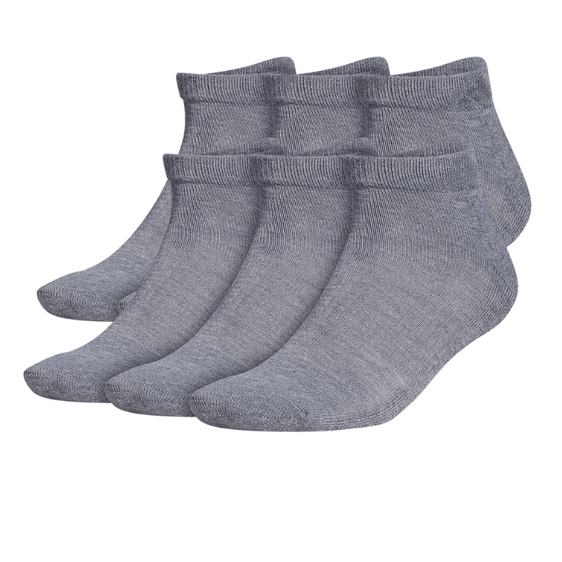 Pack Of 6 Solid Pattern Athletic Compression Socks-Plantar SocksPack Of 6 Solid Pattern Athletic Compression Socks - Image 7