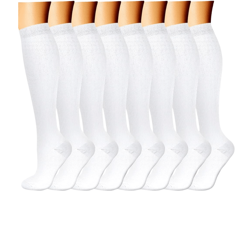 Pack Of 8 Design Compression Socks-Plantar SocksPack Of 8 Design Compression Socks - Image 3