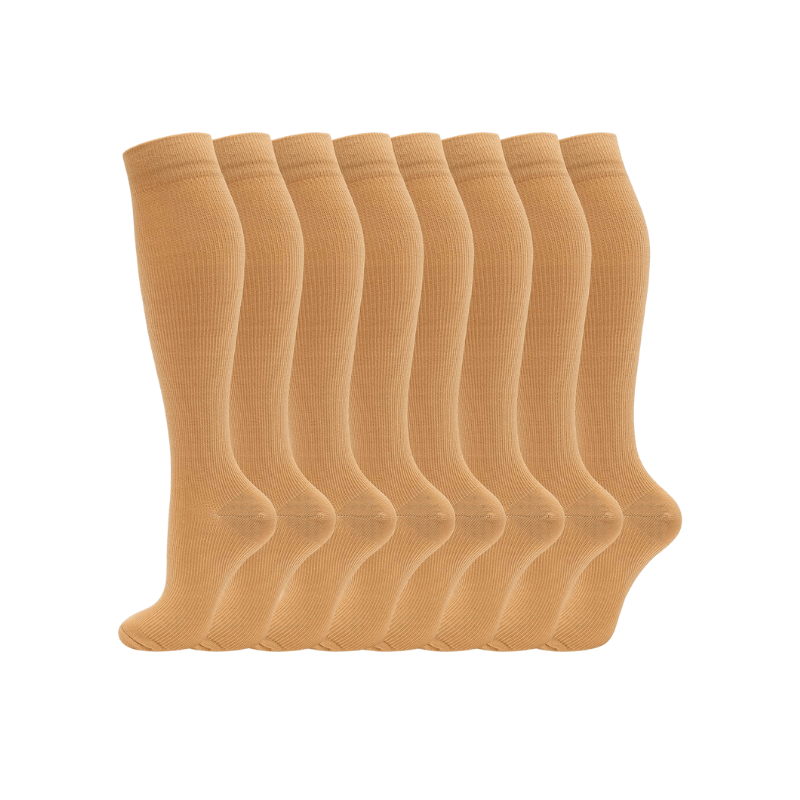 Pack Of 8 High Length Design Compression Socks-Plantar SocksPack Of 8 High Length Design Compression Socks - Image 7