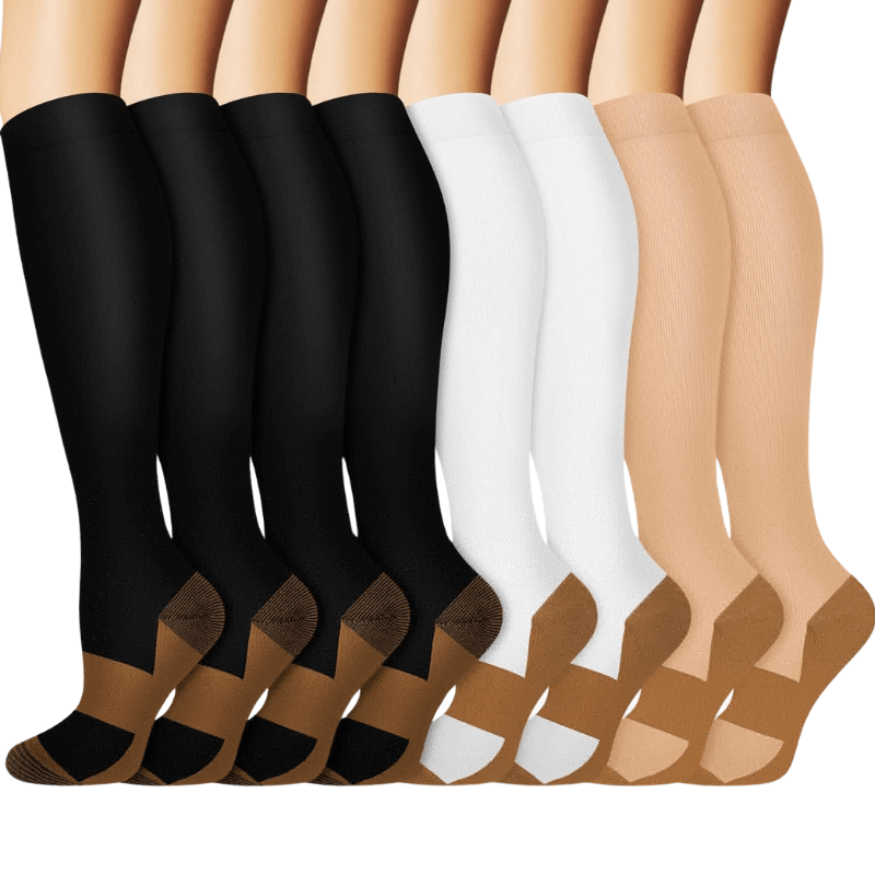 Pack Of 8 Running Compression SocksPack Of 8 Running Compression Socks - Image 4