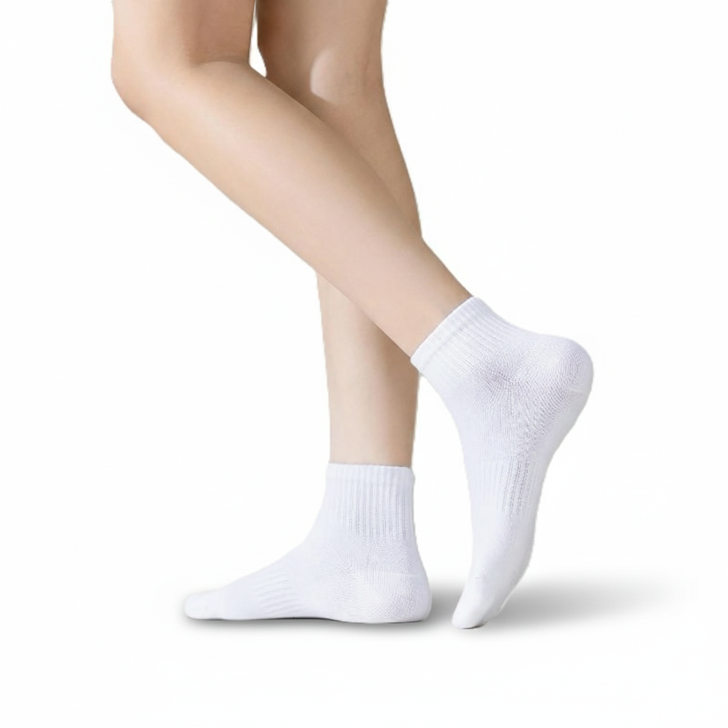 Pair Of 5 Women Cotton Ankle Socks for Gym and Athletic Wear