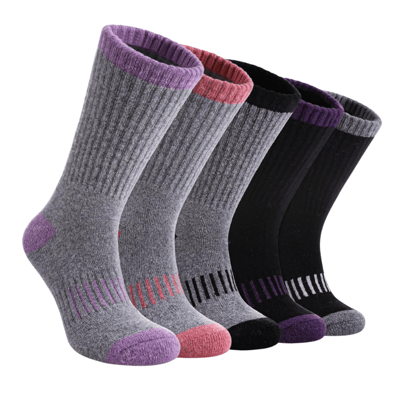 5 Pairs Hiking Heated Socks-Plantar Socks
