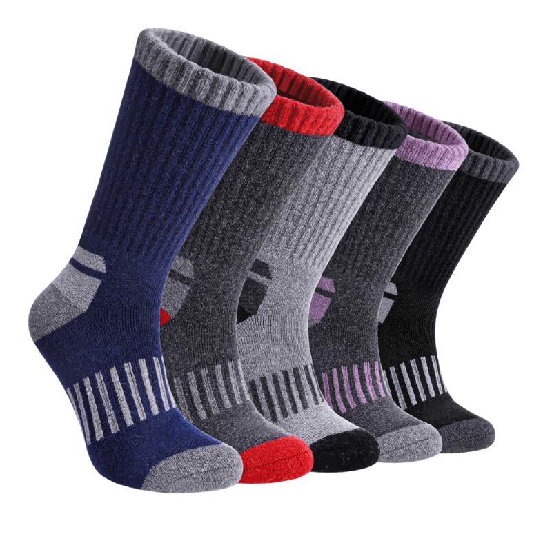 5 Pairs Hiking Heated Socks-Plantar Socks