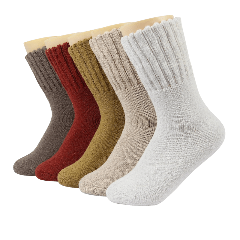 5 Pairs Stylish Knitted Heated Socks-Plantar Socks