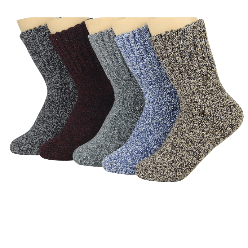 5 Pairs Stylish Knitted Heated Socks-Plantar Socks