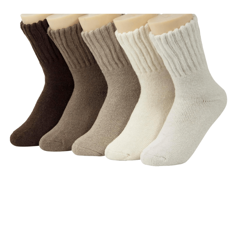 5 Pairs Stylish Knitted Heated Socks-Plantar Socks