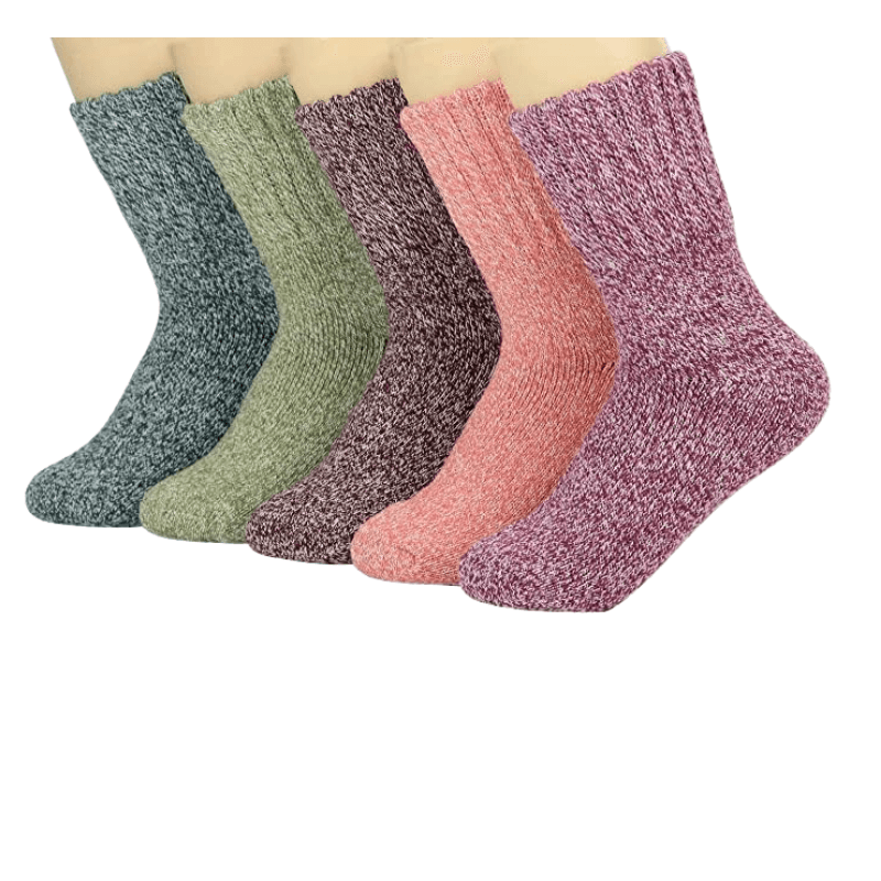 5 Pairs Stylish Knitted Heated Socks-Plantar Socks