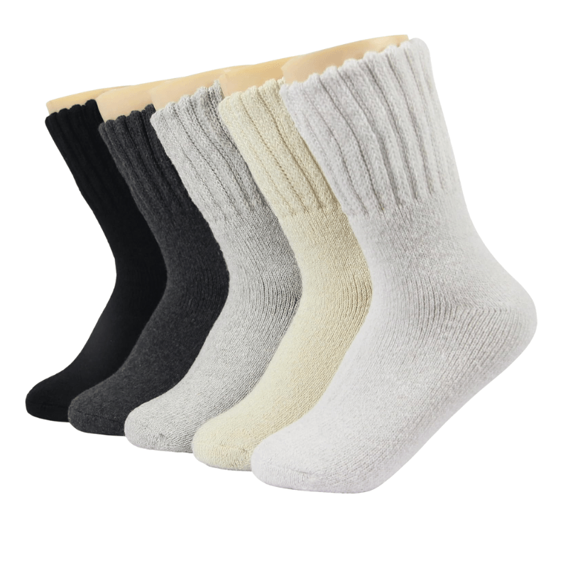 5 Pairs Stylish Knitted Heated Socks-Plantar Socks