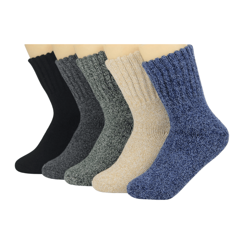 5 Pairs Stylish Knitted Heated Socks-Plantar Socks5 Pairs Stylish Knitted Heated Socks - Image 9
