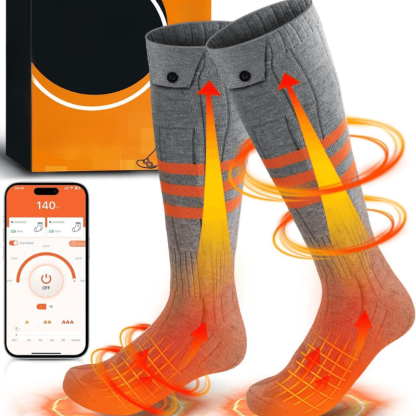 Rechargeable Electric Heated Socks With App Control-Plantar Socks
