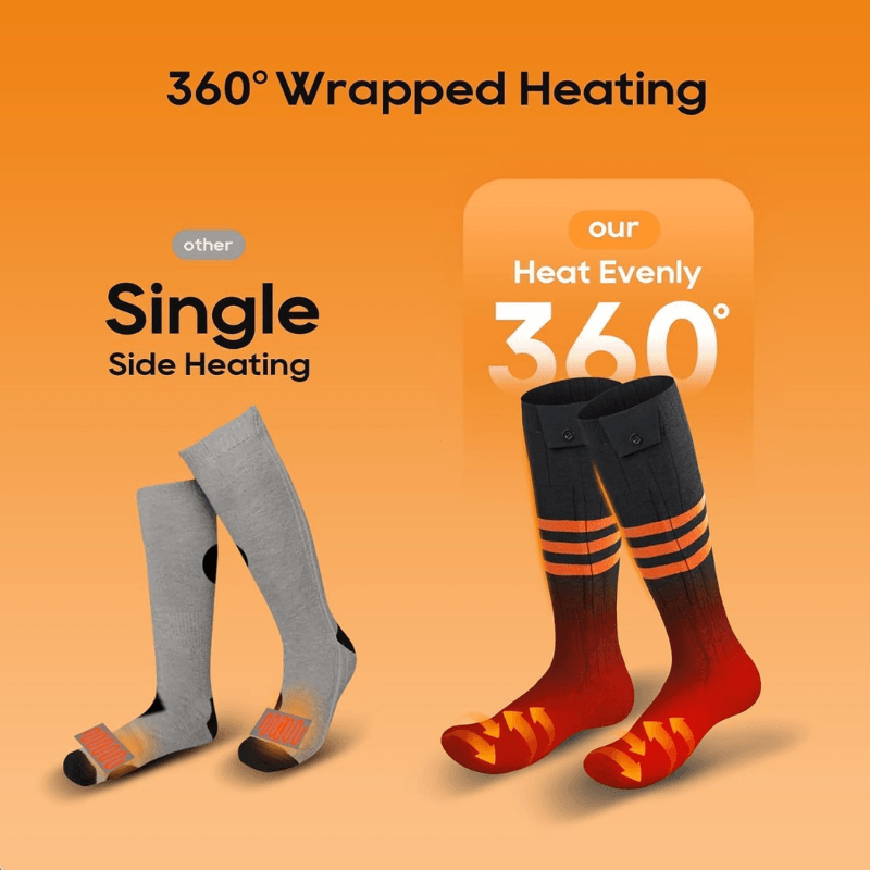 Rechargeable Electric Heated Socks With App Control-Plantar Socks
