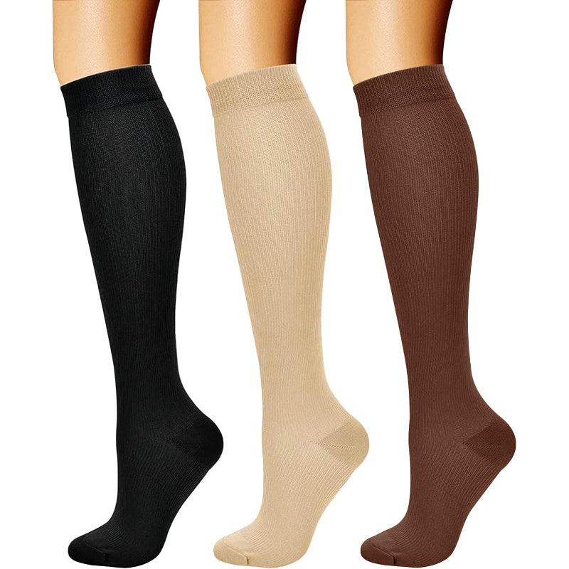 Pack Of 3 Running Compression Orthopedic Socks-Plantar Socks
