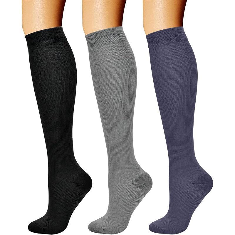 Pack Of 3 Running Compression Orthopedic Socks-Plantar Socks