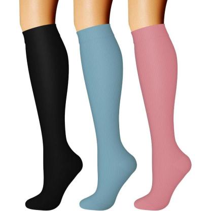 3 Pack Of Running Compression Socks-Plantar Socks