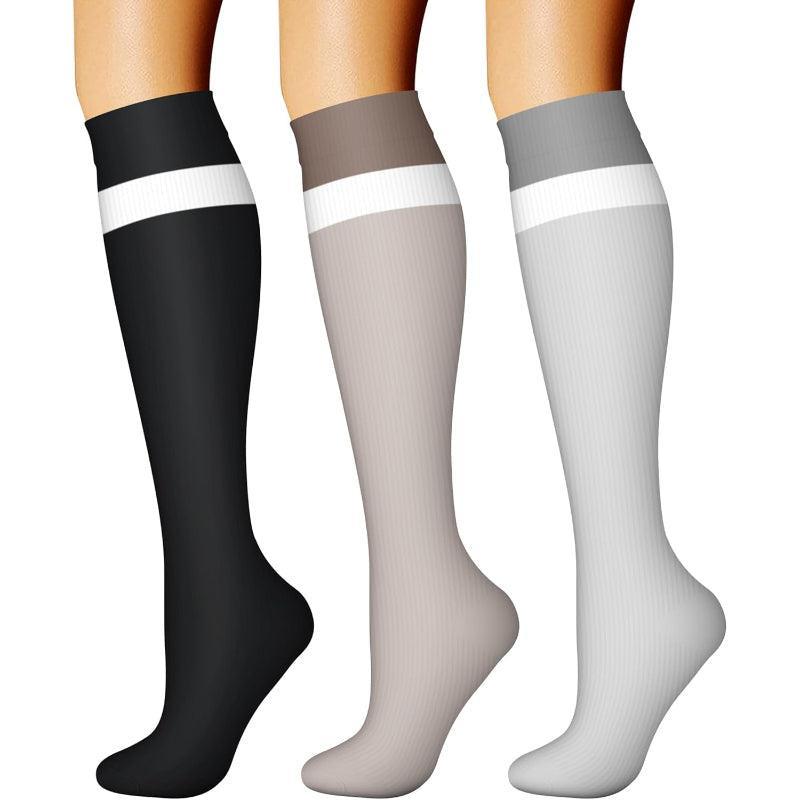 3 Pack Of Running Compression Socks-Plantar Socks