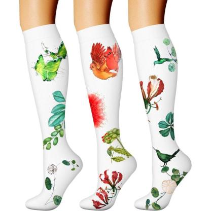 3 Pack Of Running Compression Socks-Plantar Socks