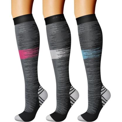 3 Pack Of Running Compression Socks-Plantar Socks