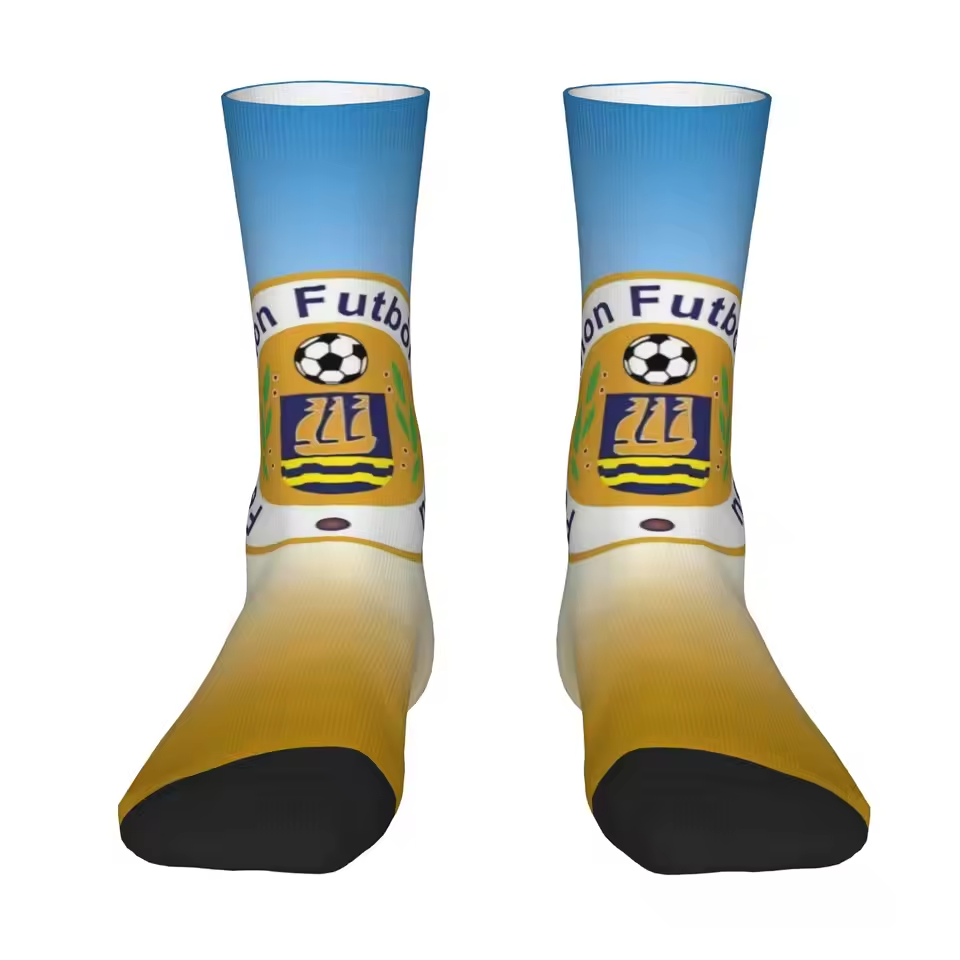 Unisex Curaçao Football Fan Seamless Printed Crew Sock