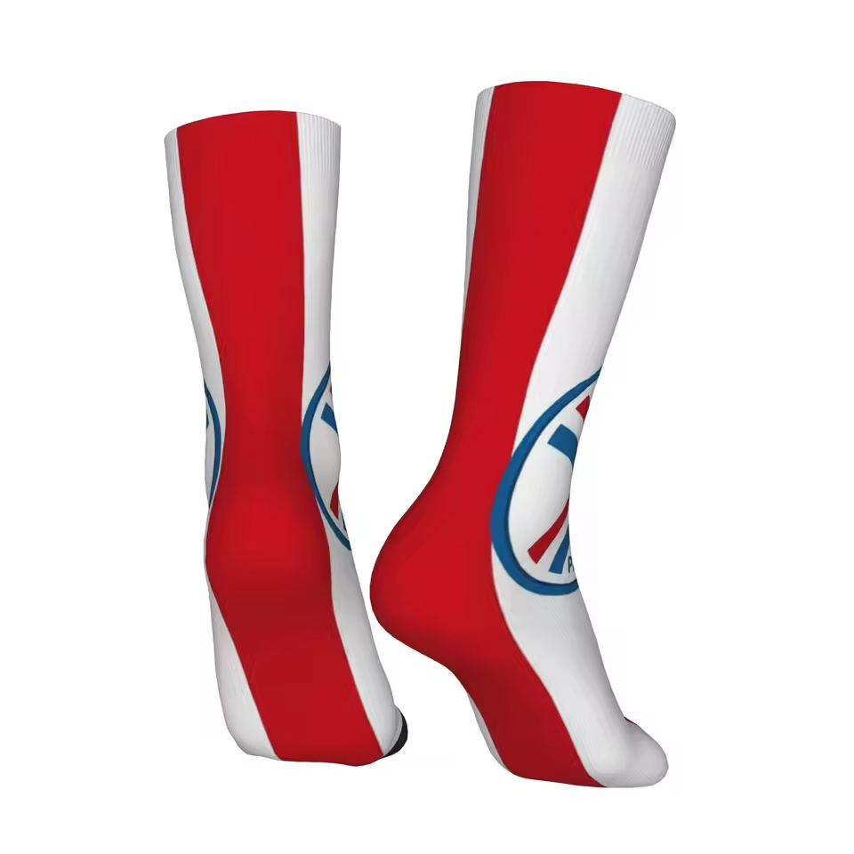 Unisex Paraguay Football Fan Seamless Printed Crew Sock