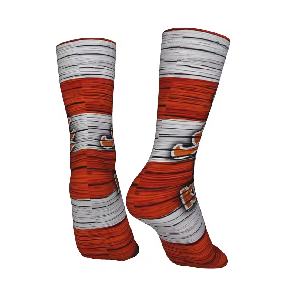 Unisex Netherlands Football Fan Seamless Printed Crew Sock