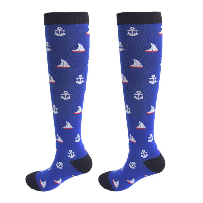 Sports Running Fitness Socks Compression Socks Calf Sock 4 Pairs-Plantar SocksSports Running Fitness Socks Compression Socks Calf Sock 4 Pairs - Image 6