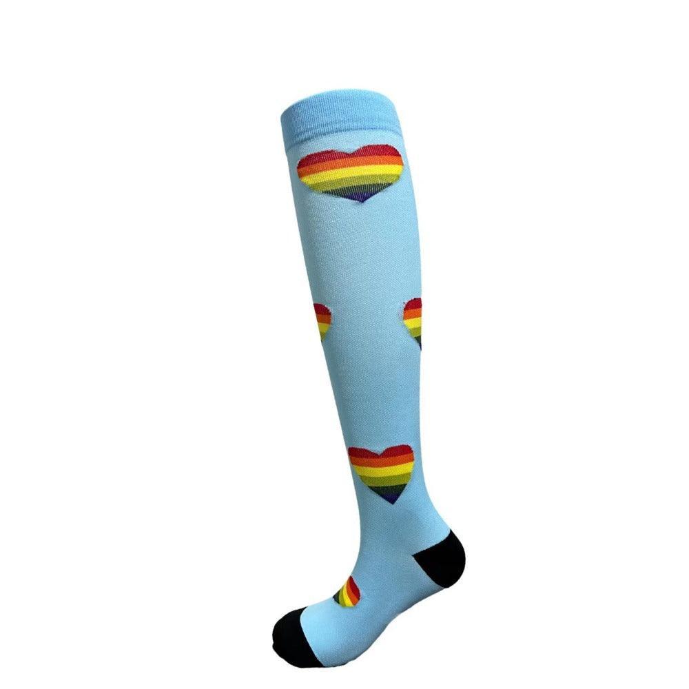 Leggings High Long Tube Compression Socks - 7 pairs-Plantar Socks