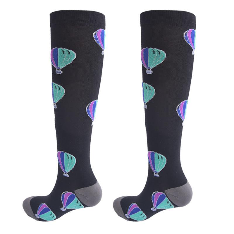 Sports Running Fitness Socks Compression Socks Calf Sock 4 Pairs-Plantar SocksSports Running Fitness Socks Compression Socks Calf Sock 4 Pairs - Image 7