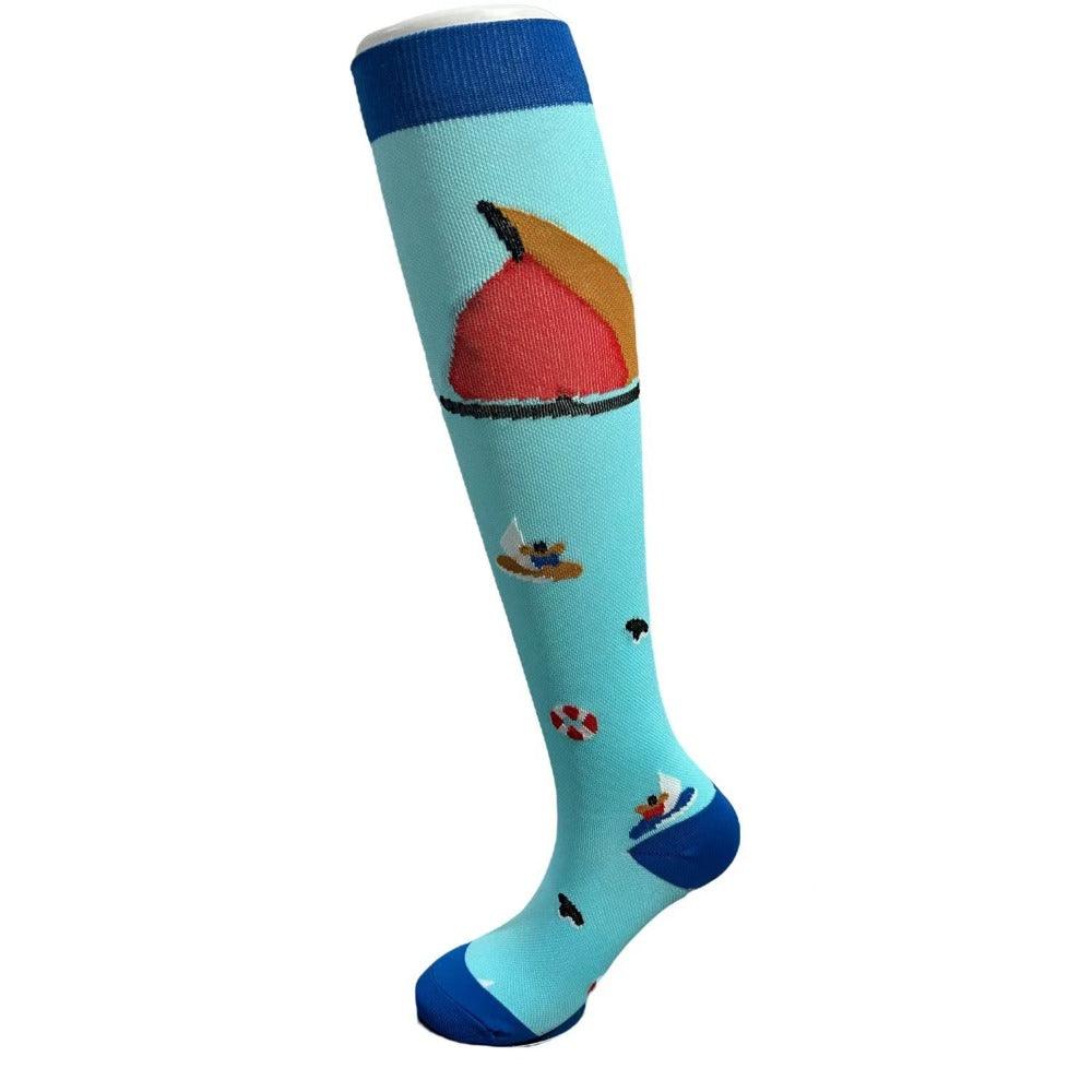 Cycling Compression Socks For Outdoor Sports - 8 Pairs-Plantar SocksCycling Compression Socks For Outdoor Sports - 8 Pairs - Image 6