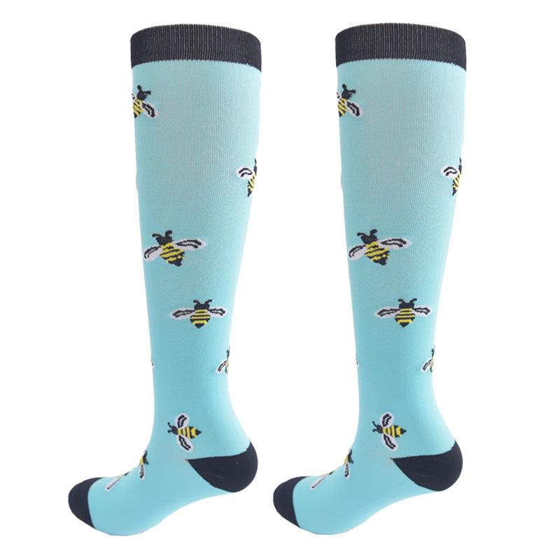 Sports Running Fitness Socks Compression Socks Calf Sock 4 Pairs-Plantar SocksSports Running Fitness Socks Compression Socks Calf Sock 4 Pairs - Image 8