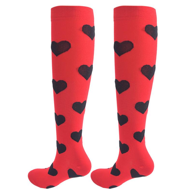 Sports Running Fitness Socks Compression Socks Calf Sock 4 Pairs-Plantar Socks