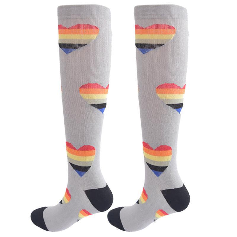 Sports Running Fitness Socks Compression Socks Calf Sock 4 Pairs-Plantar Socks