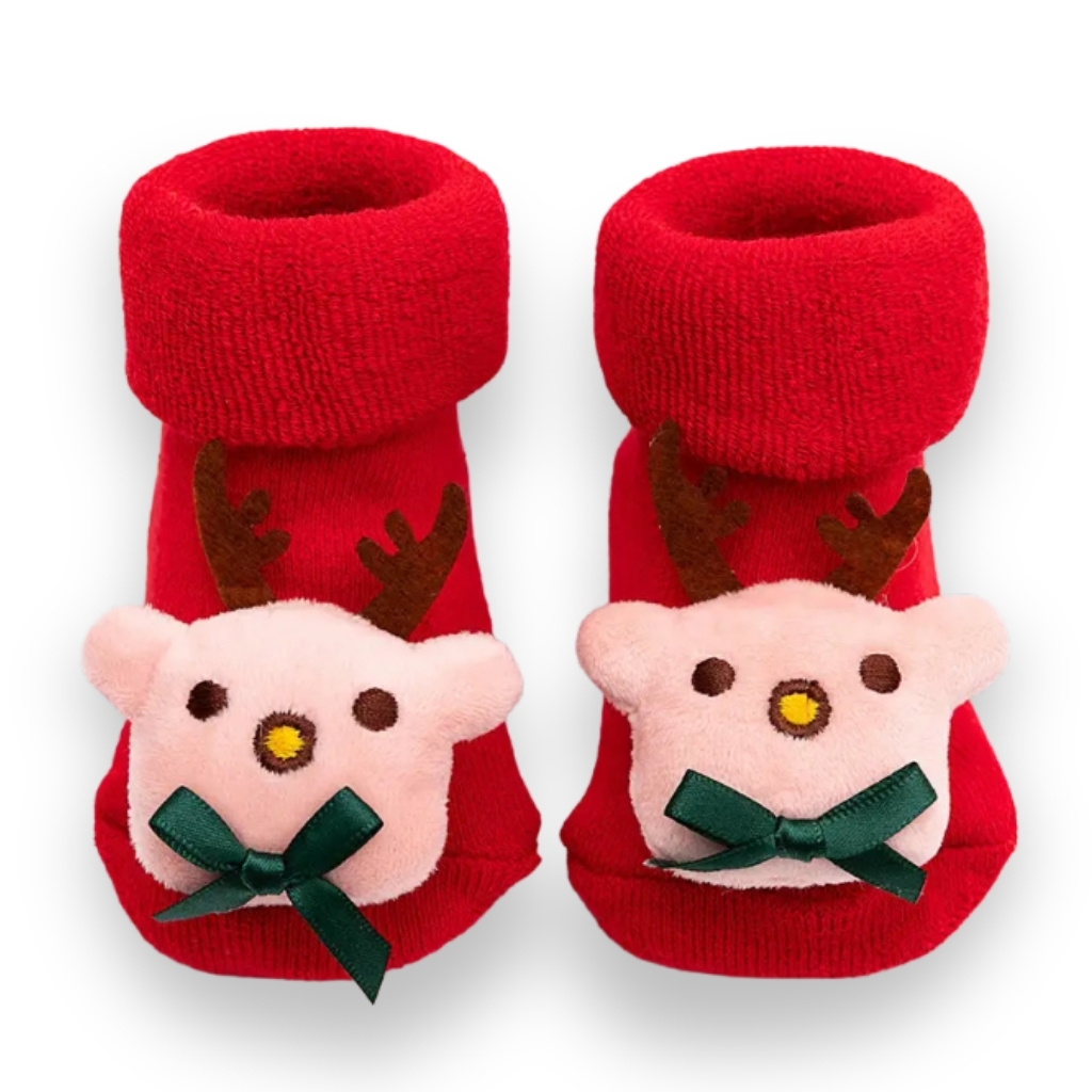 Santa Claus Socks For Baby Girls