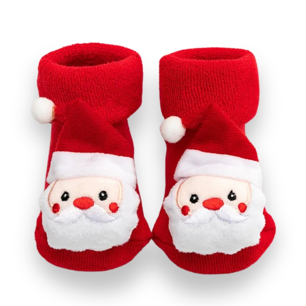 Santa Claus Socks For Baby Girls