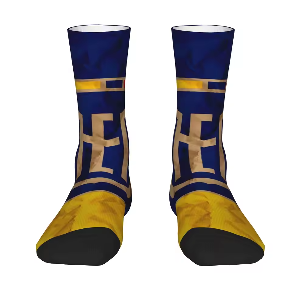 Unisex Ecuador Football Fan Seamless Printed Crew Sock