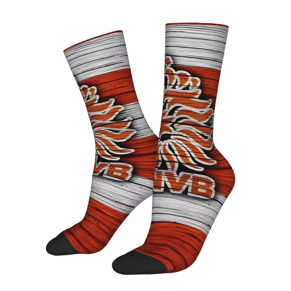 Unisex Netherlands Football Fan Seamless Printed Crew Sock
