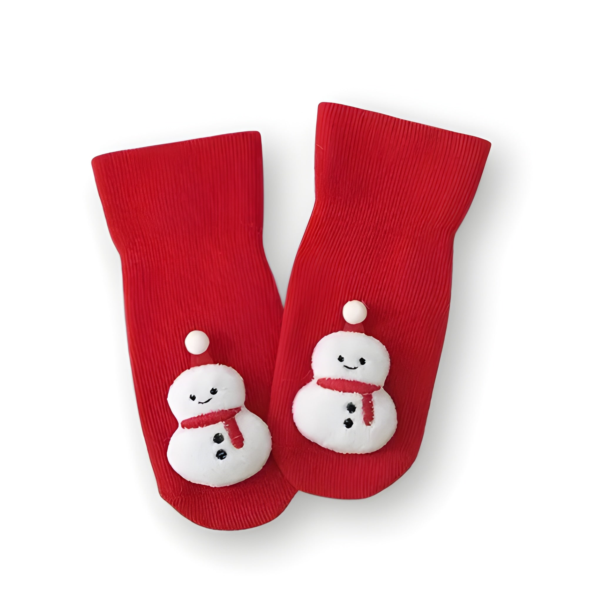 Snowman Pattern One Pair Socks For Girls