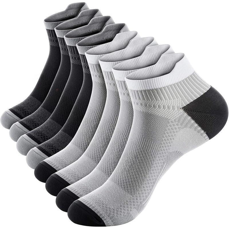 4 Pairs Ankle Support Socks – Compression and Comfort-Plantar Socks