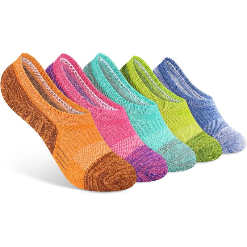 5 Pairs Cushioned Running Ankle Support Socks-Plantar Socks