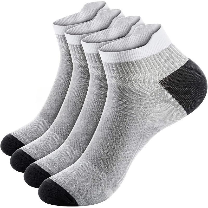 2 Pairs Regular Fit Ankle Support Socks - Comfort and Performance-Plantar Socks