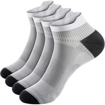 2 Pairs Regular Fit Ankle Support Socks - Comfort and Performance-Plantar Socks