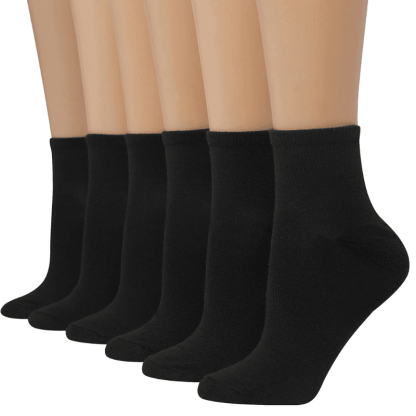 6 Pairs Cushioned Ankle Support Socks-Plantar Socks