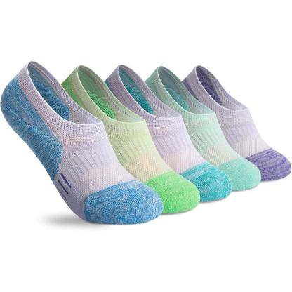 5 Pairs Cushioned Running Ankle Support Socks-Plantar Socks